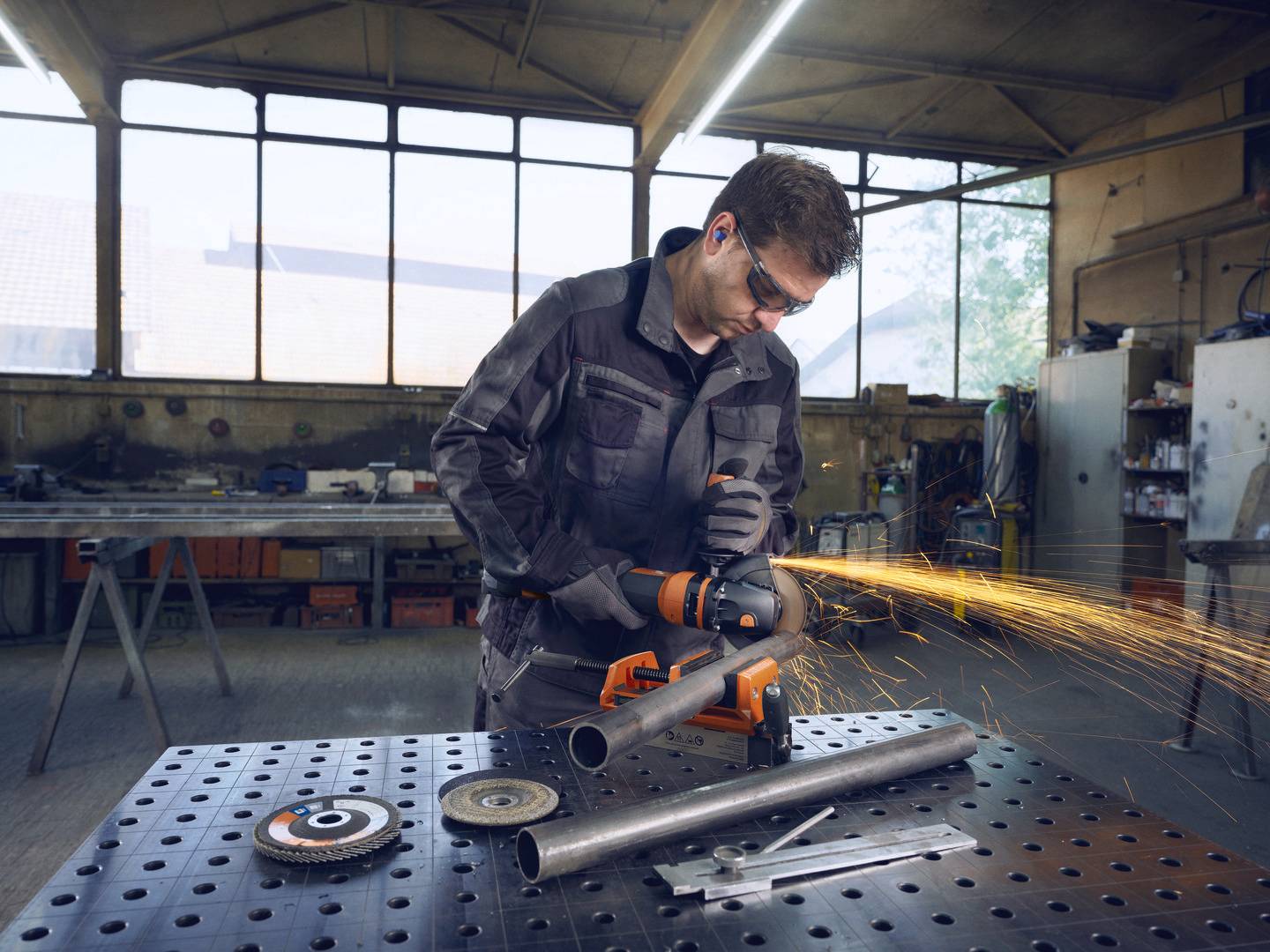 Fein VersaMAG Schraubstock 90701003020 Backenbreite: 100mm Spann-Weite (max.): 108mm