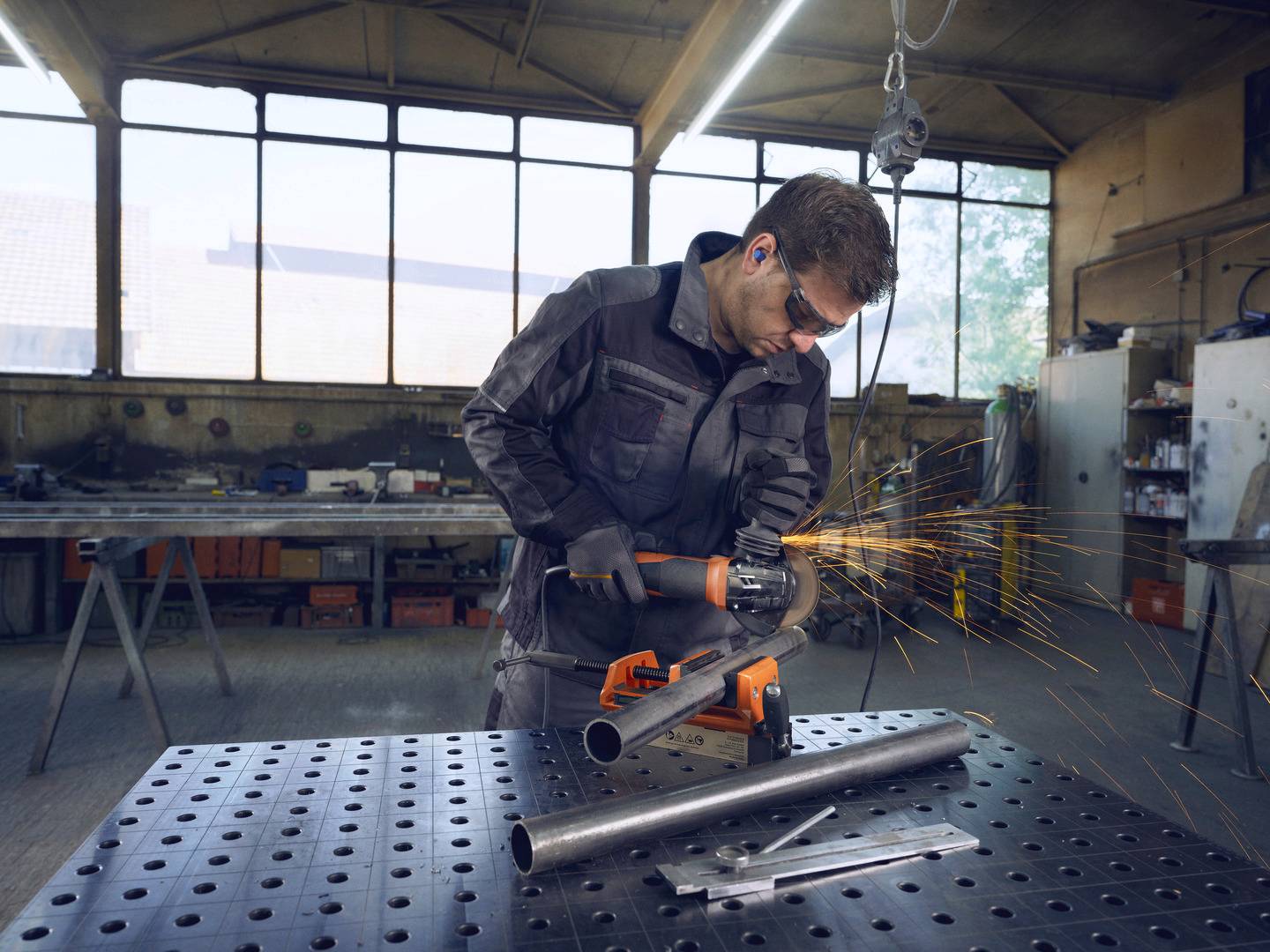 Fein VersaMAG Schraubstock 90701003020 Backenbreite: 100mm Spann-Weite (max.): 108mm