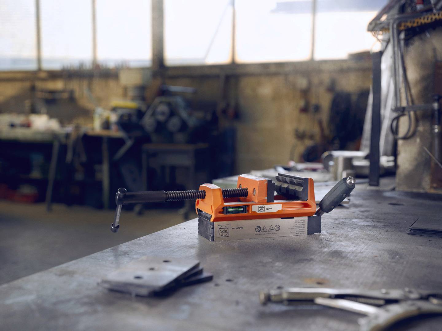 Fein VersaMAG Schraubstock 90701003020 Backenbreite: 100mm Spann-Weite (max.): 108mm