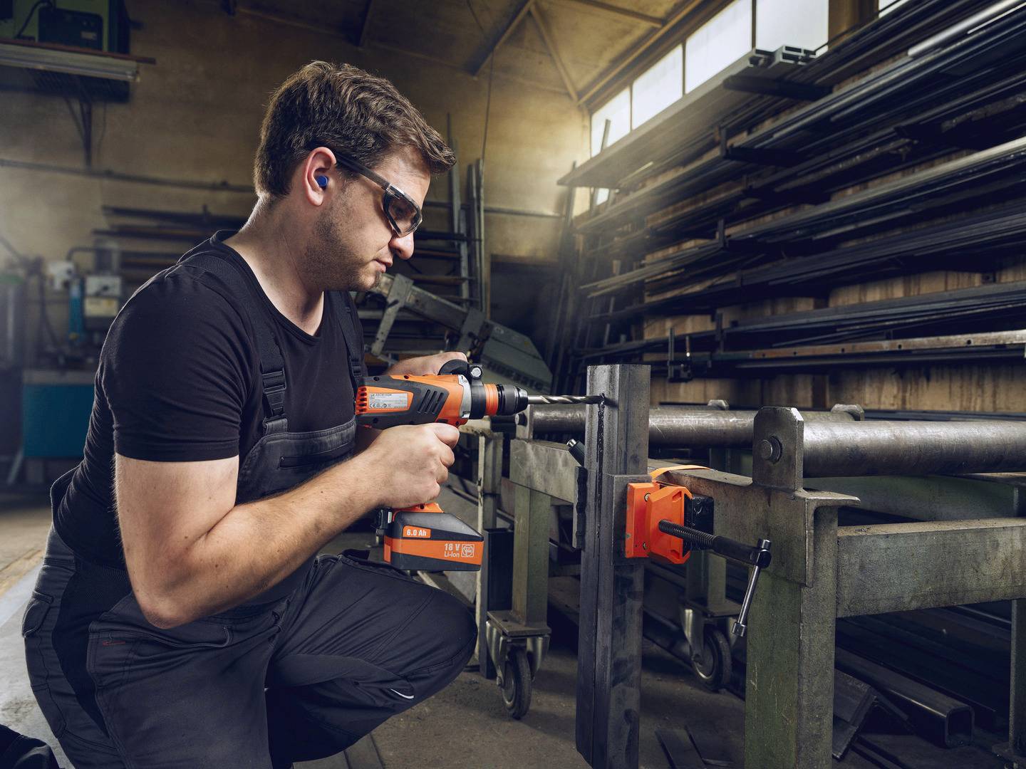 Fein VersaMAG Schraubstock 90701003020 Backenbreite: 100mm Spann-Weite (max.): 108mm