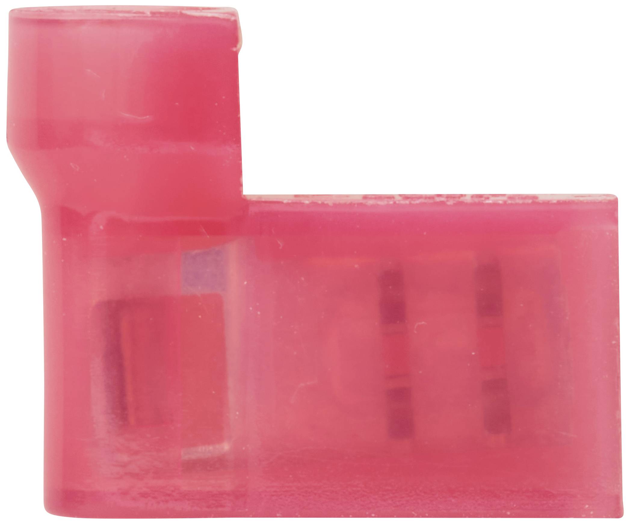 TRU COMPONENTS TC-11599316 Flachsteckhülse Steckbreite: 4.8 mm Steckdicke: 0.8 mm 90 ° Vollisoliert