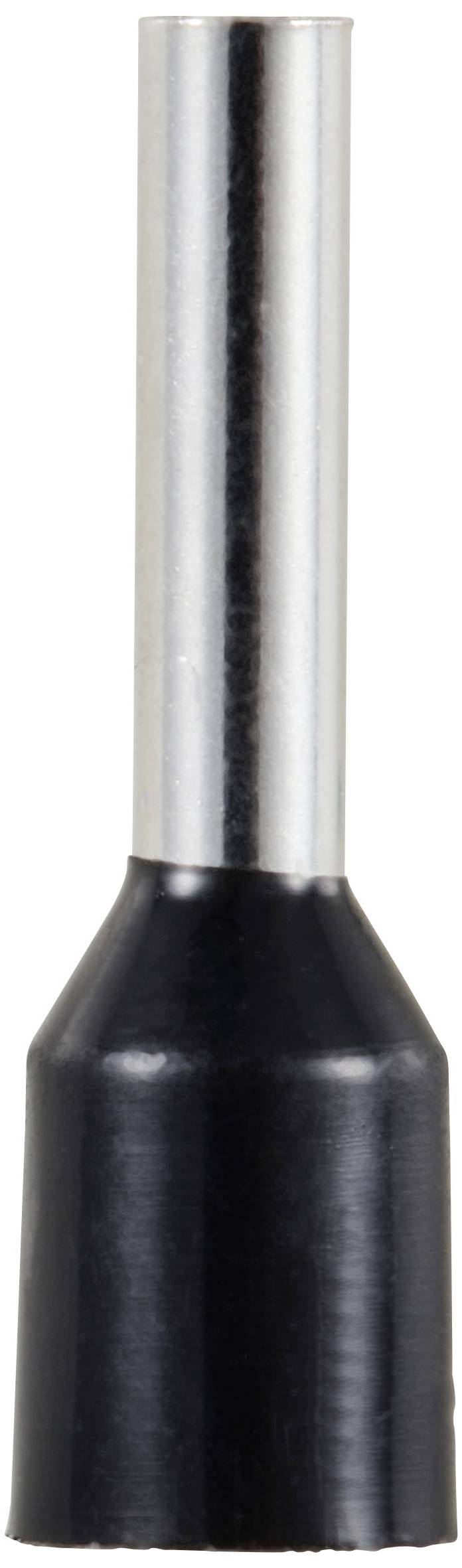 TRU COMPONENTS TC-11599336 Aderendhülsen-Sortiment 1.5mm² Schwarz 500St.