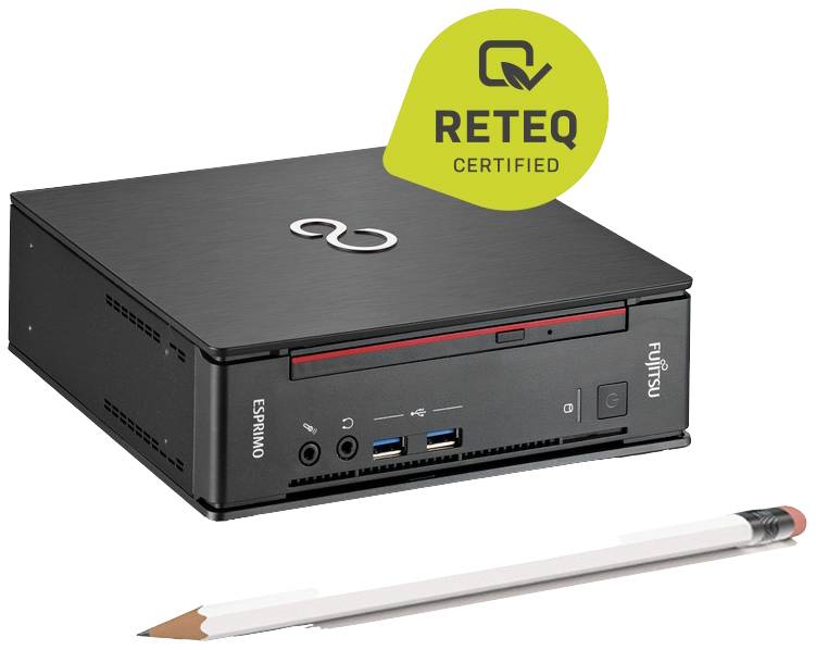 Fujitsu Esprimo Q957 Mini PC (generalüberholt) (sehr gut) Intel® Core™ i3 Core i3 6100T 8GB 500GB 128GB SSD Intel HD Graphics 530