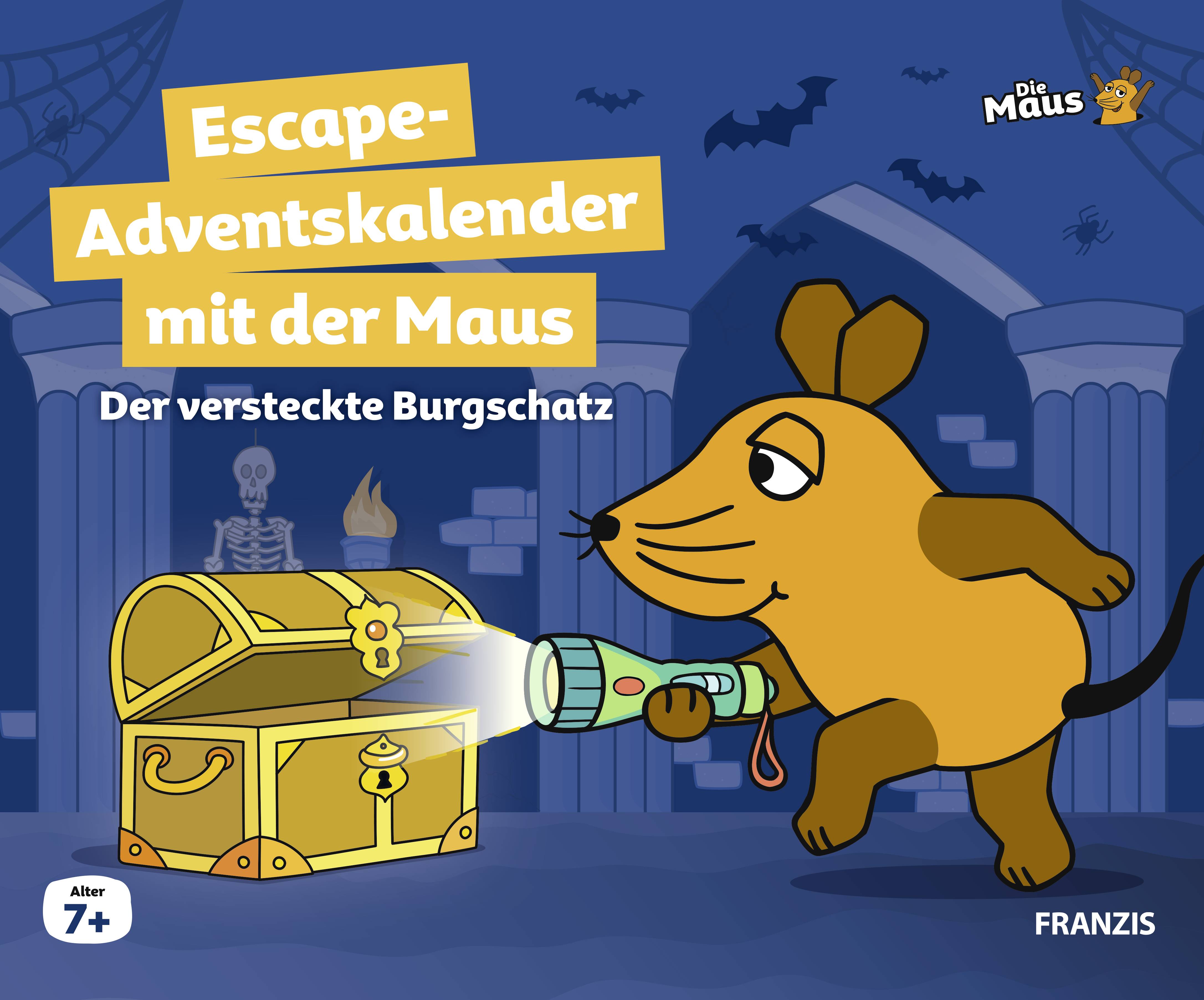 Franzis Verlag Escape mit der Maus Rätsel Adventskalender