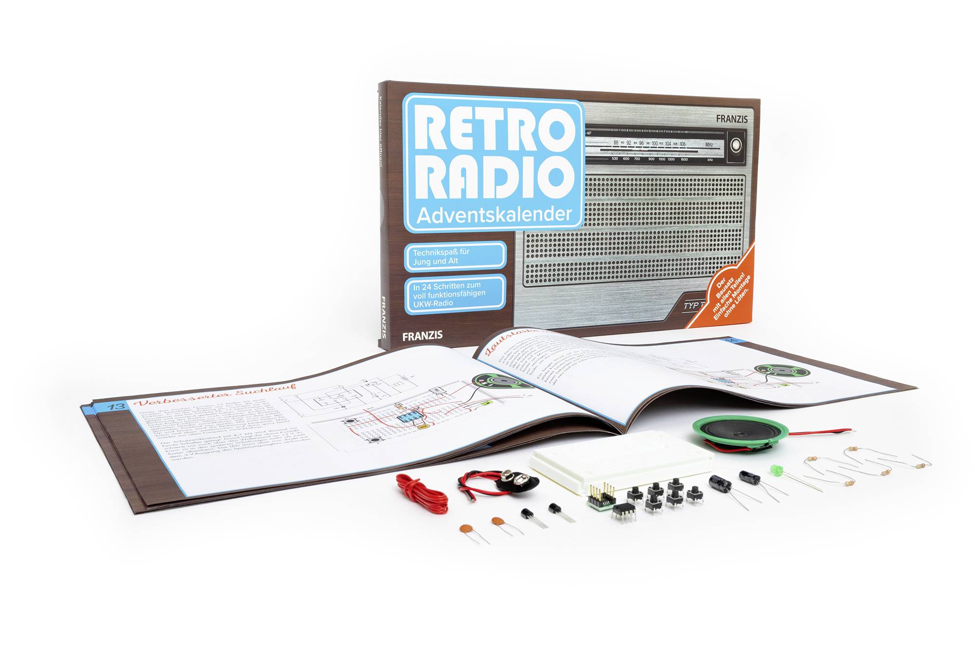 FRANZIS Retro Radio Experimente Adventskalender