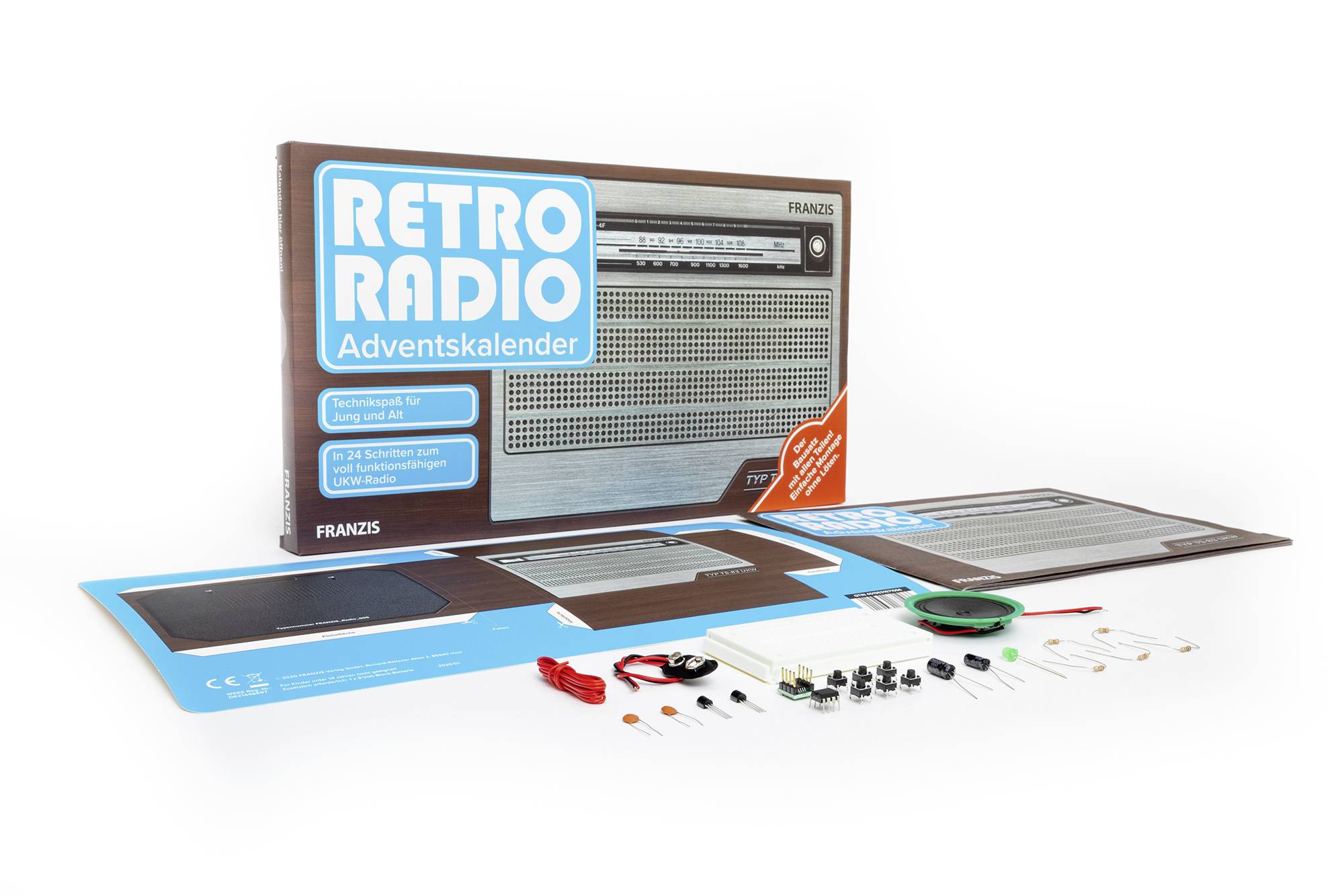 FRANZIS Retro Radio Experimente Adventskalender
