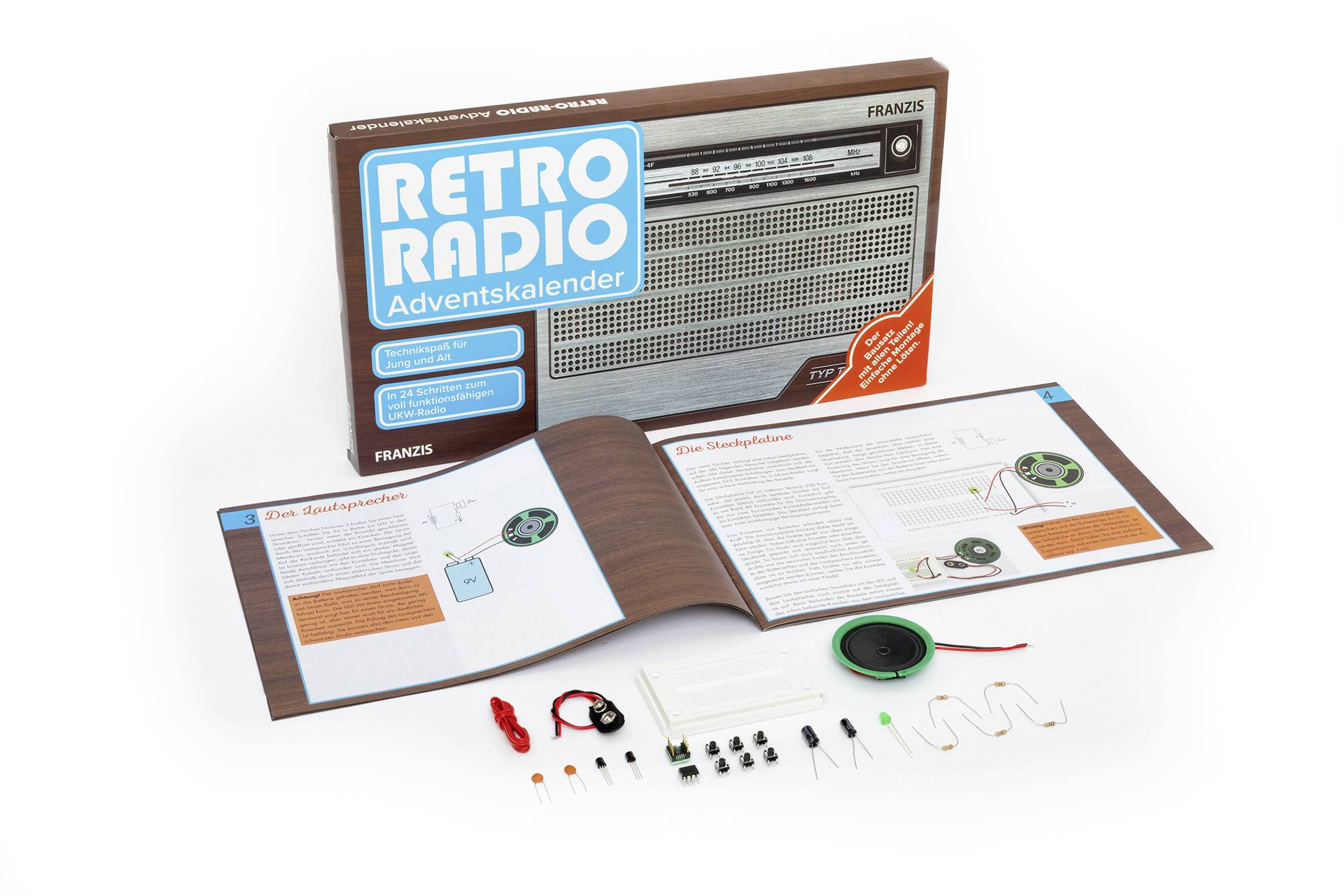 FRANZIS Retro Radio Experimente Adventskalender