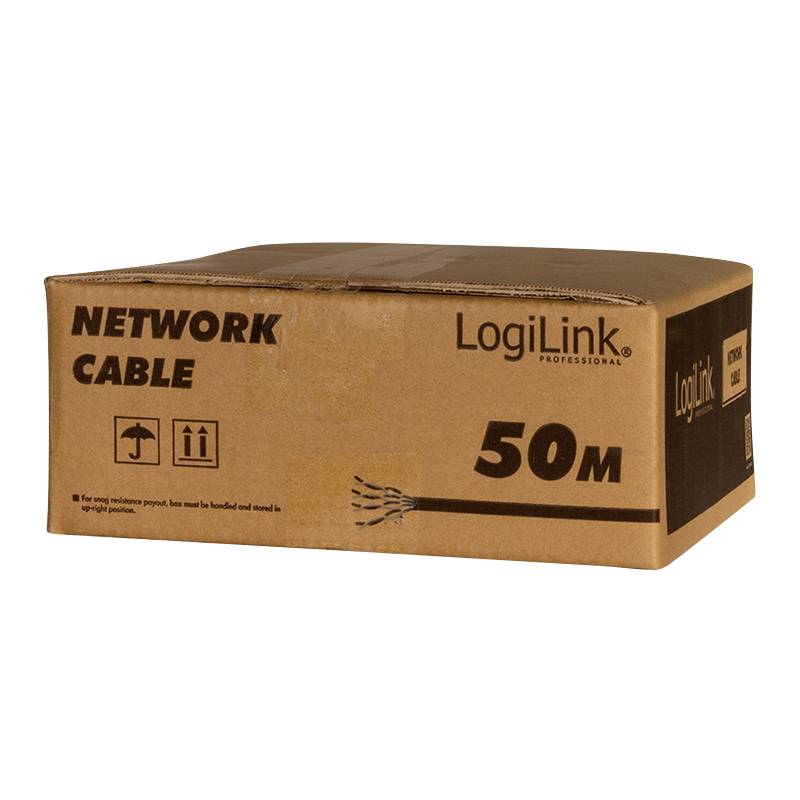 LogiLink CPV0059 Netzwerkkabel CAT 7 Orange 50m