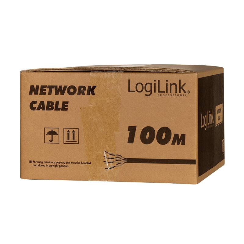 LogiLink CPV0060 Netzwerkkabel CAT 7 Orange 100m