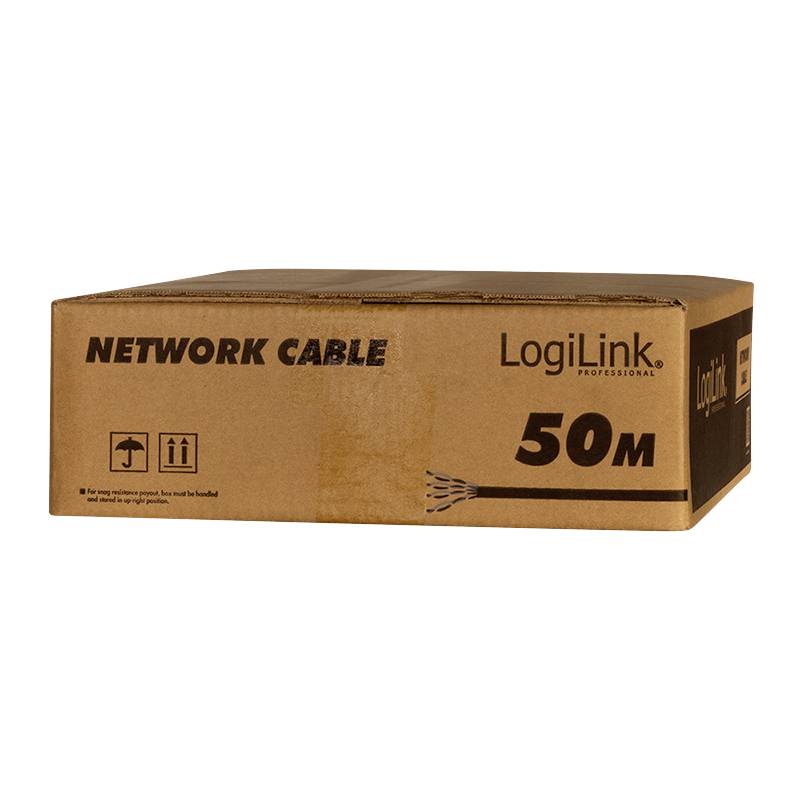 LogiLink CPV0065 Netzwerkkabel CAT 7 Orange 50m