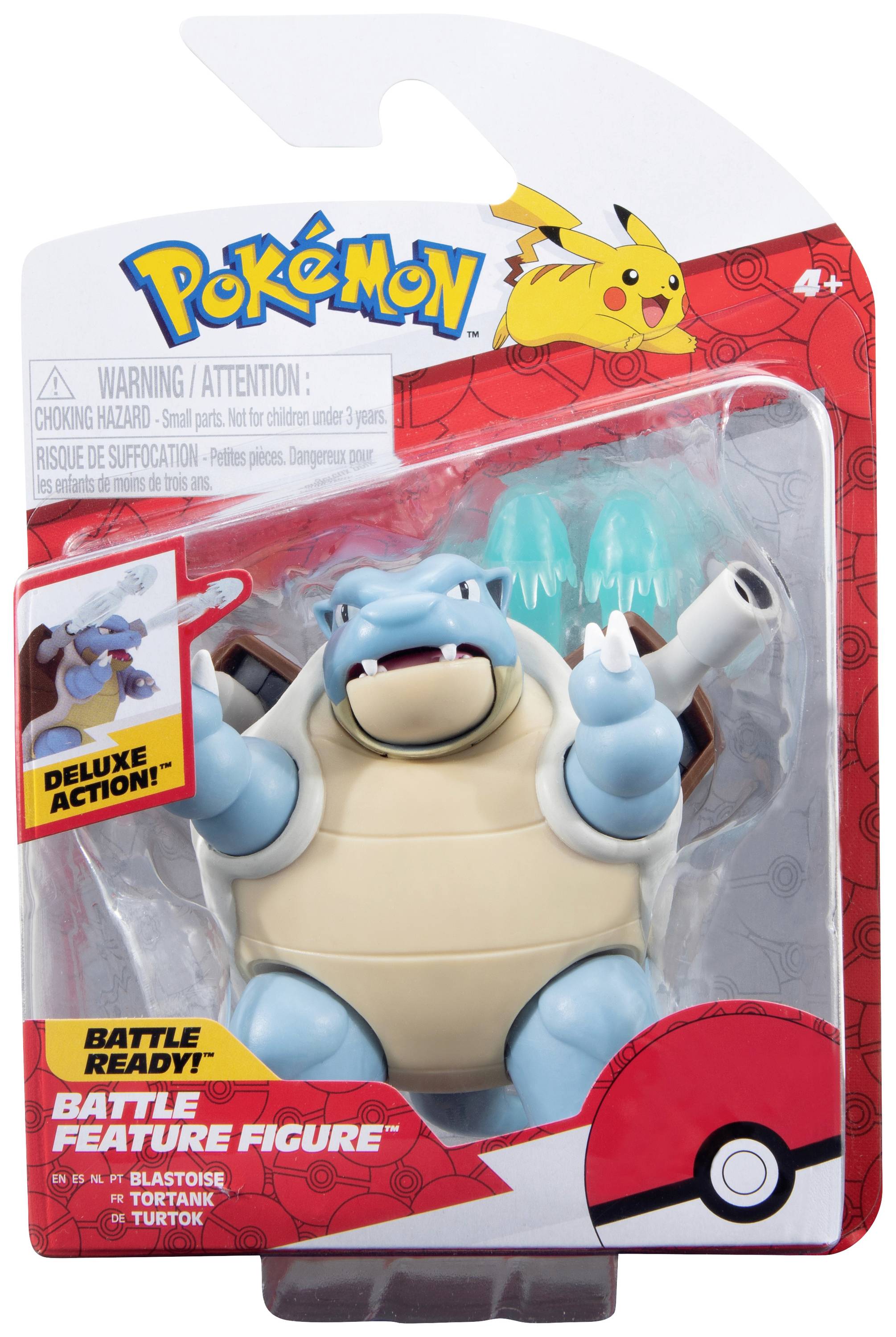 Jazwares Spielfigur Pokémon Battle Feature Figur Turtok 2
