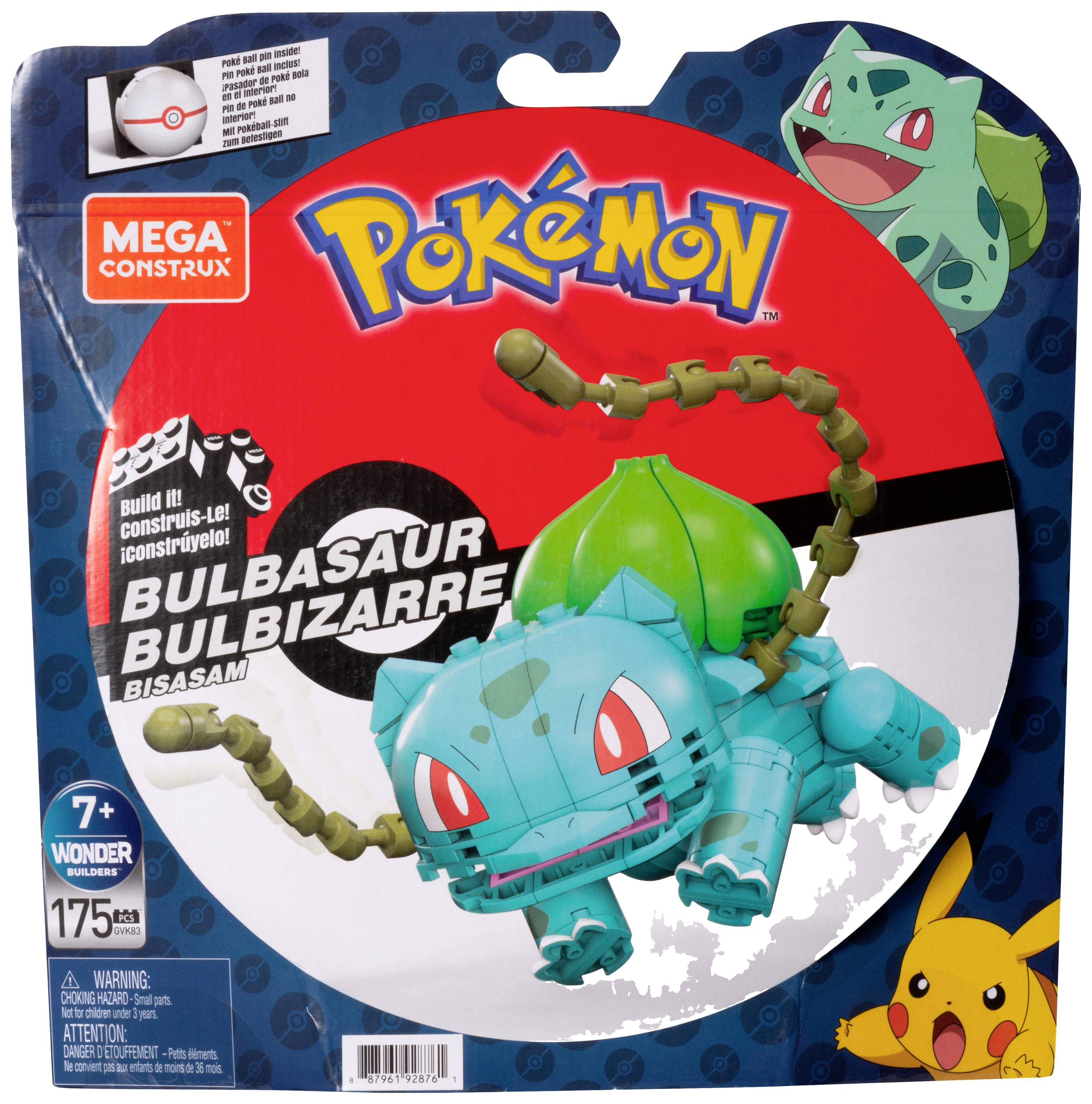 Mattel Spielfigur MEGA Pokémon Bisasam