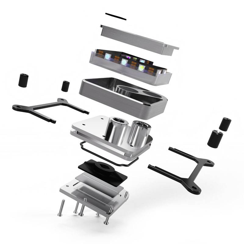 Alphacool Core 1 CPU-Kühler - Schwarz CPU-Kühler mit Lüfter