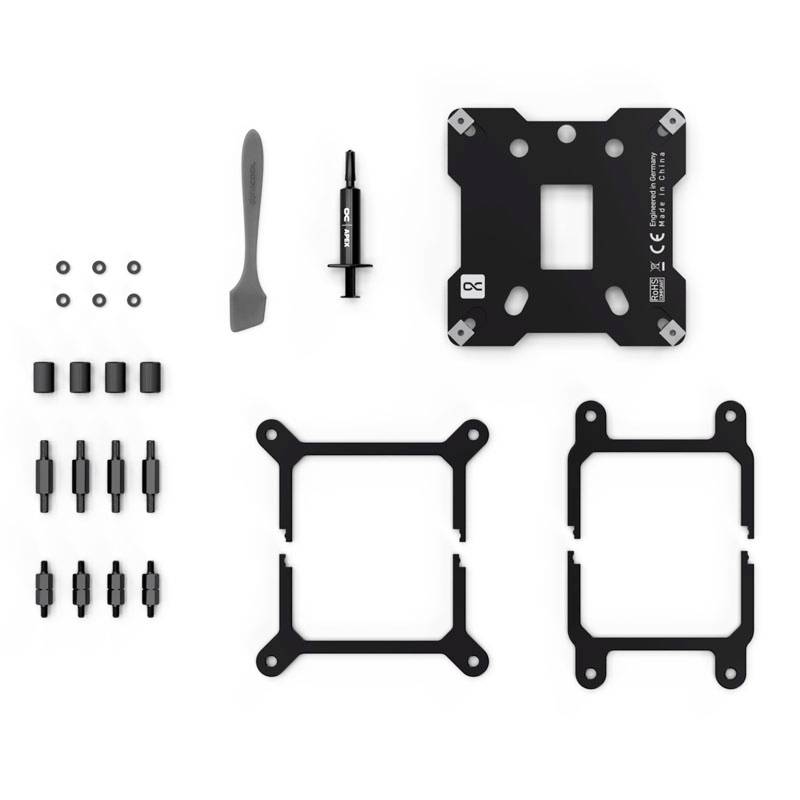 Alphacool Core 1 CPU-Kühler - Schwarz CPU-Kühler mit Lüfter