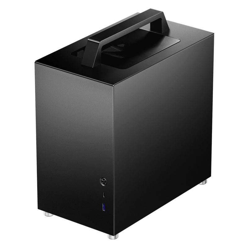 Jonsbo Jonsbo T8 PLUS Mini-ITX Gehäuse, Tempered Glass - schwarz Mini-Tower Gaming-Gehäuse, Gehäuse Schwarz