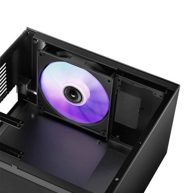 Jonsbo Jonsbo T8 PLUS Mini-ITX Gehäuse, Tempered Glass - schwarz Mini-Tower Gaming-Gehäuse, Gehäuse Schwarz