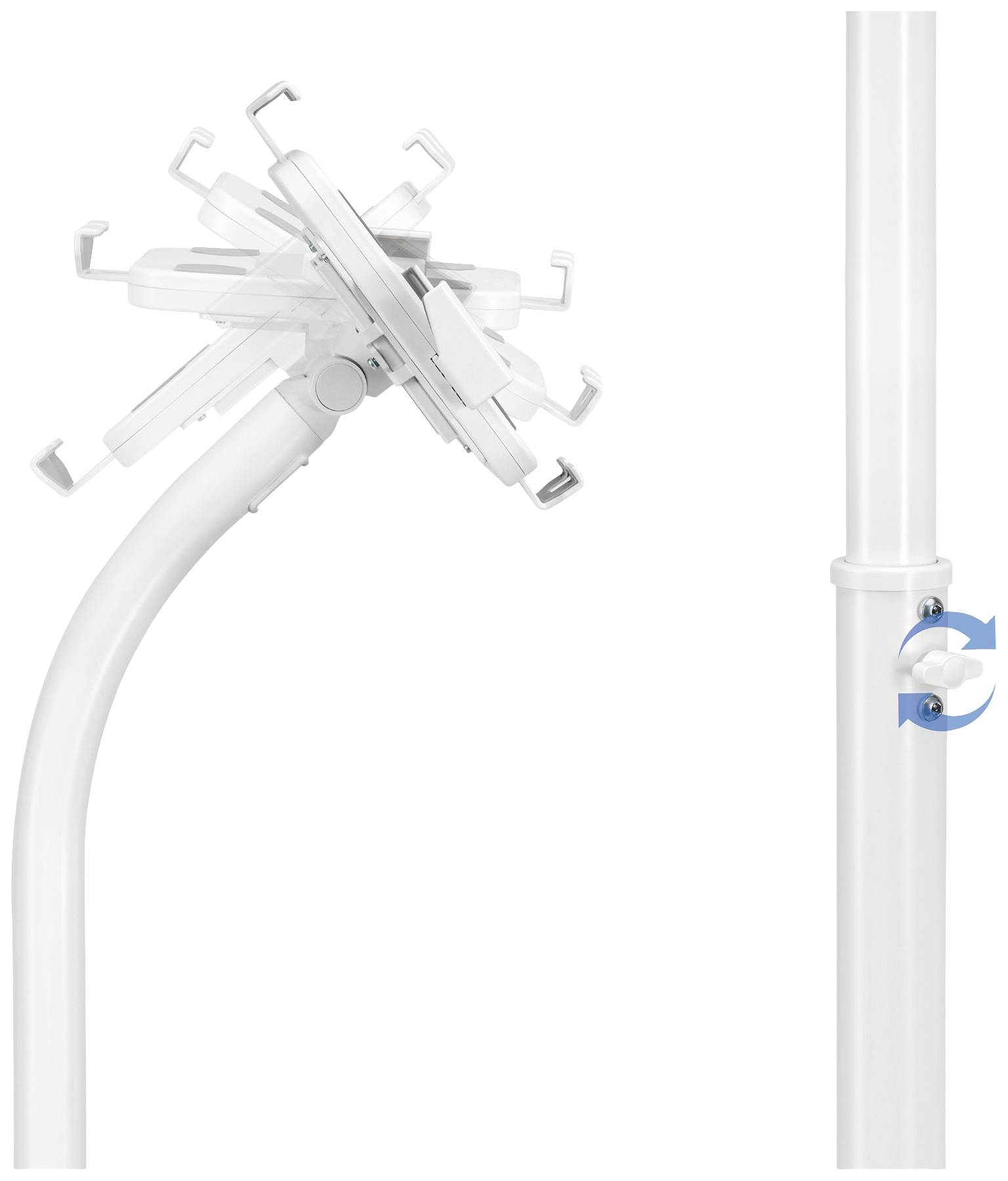 MANHATTAN Anti-Diebstahl-Bodenständer mit Halterung für Tablet und / /