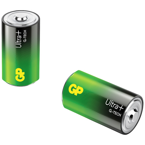 GP Batteries Ultra Plus Mono (D)-Batterie Alkali-Mangan 1.5 V 2 St.