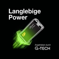 GP Ultra Plus 9V Block-Batterie Alkali-Mangan 9V 1St. GP Ultra Plus 9V Block-Batterie Alkali-Mangan 9V 1St.