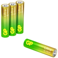 GP Ultra Micro (AAA)-Batterie Alkali-Mangan 1.5V 4St. GP Ultra Micro (AAA)-Batterie Alkali-Mangan 1.5V 4St.
