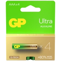 GP Ultra Micro (AAA)-Batterie Alkali-Mangan 1.5V 4St. GP Ultra Micro (AAA)-Batterie Alkali-Mangan 1.5V 4St.