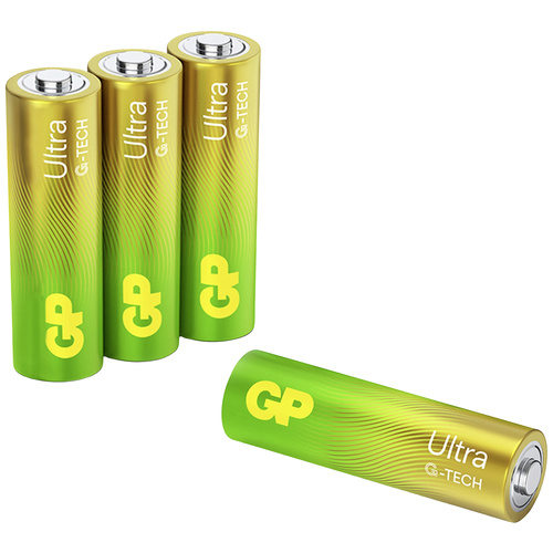 GP Batteries Ultra Mignon (AA)-Batterie Alkali-Mangan 1.5 V 4 St.