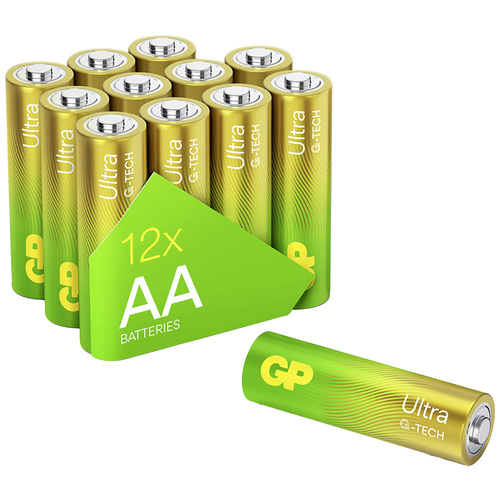 GP Batteries Ultra Mignon (AA)-Batterie Alkali-Mangan 1.5V 12St.