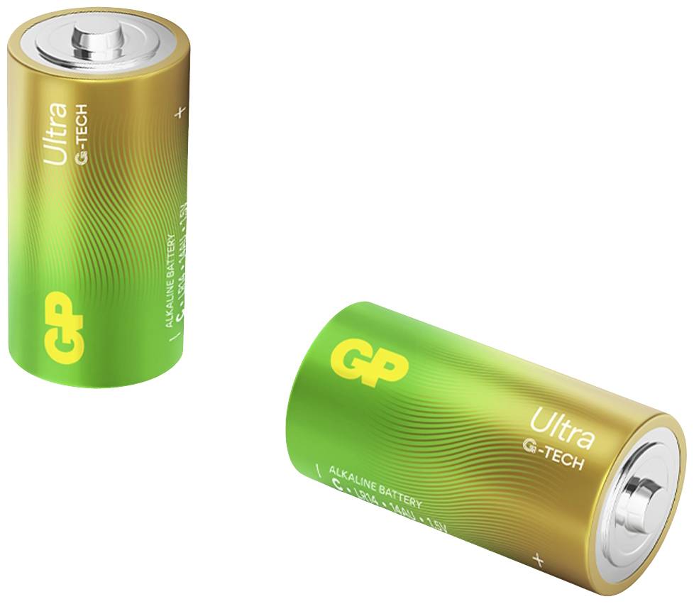 GP Ultra Baby (C)-Batterie Alkali-Mangan 1.5V 2St.