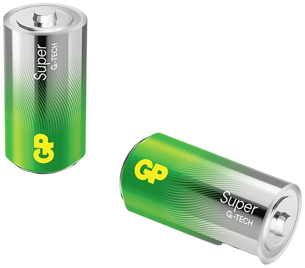 GP Super Baby (C)-Batterie Alkali-Mangan 1.5 V 2 St.