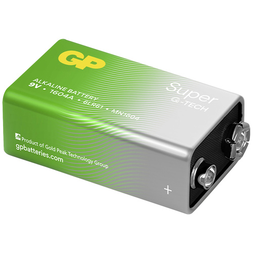 GP Batteries Super 9 V Block-Batterie 9 V 1 St.
