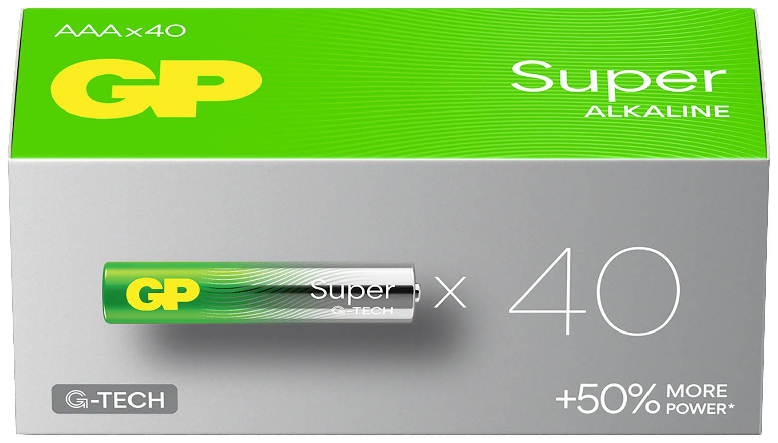 GP Super Micro (AAA)-Batterie Alkali-Mangan 1.5 V 40 St.