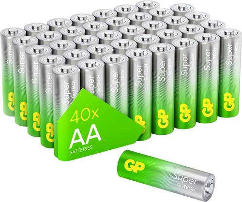 GP Super Pile LR6 (AA) alcaline(s) 1.5 V 40 pc(s)