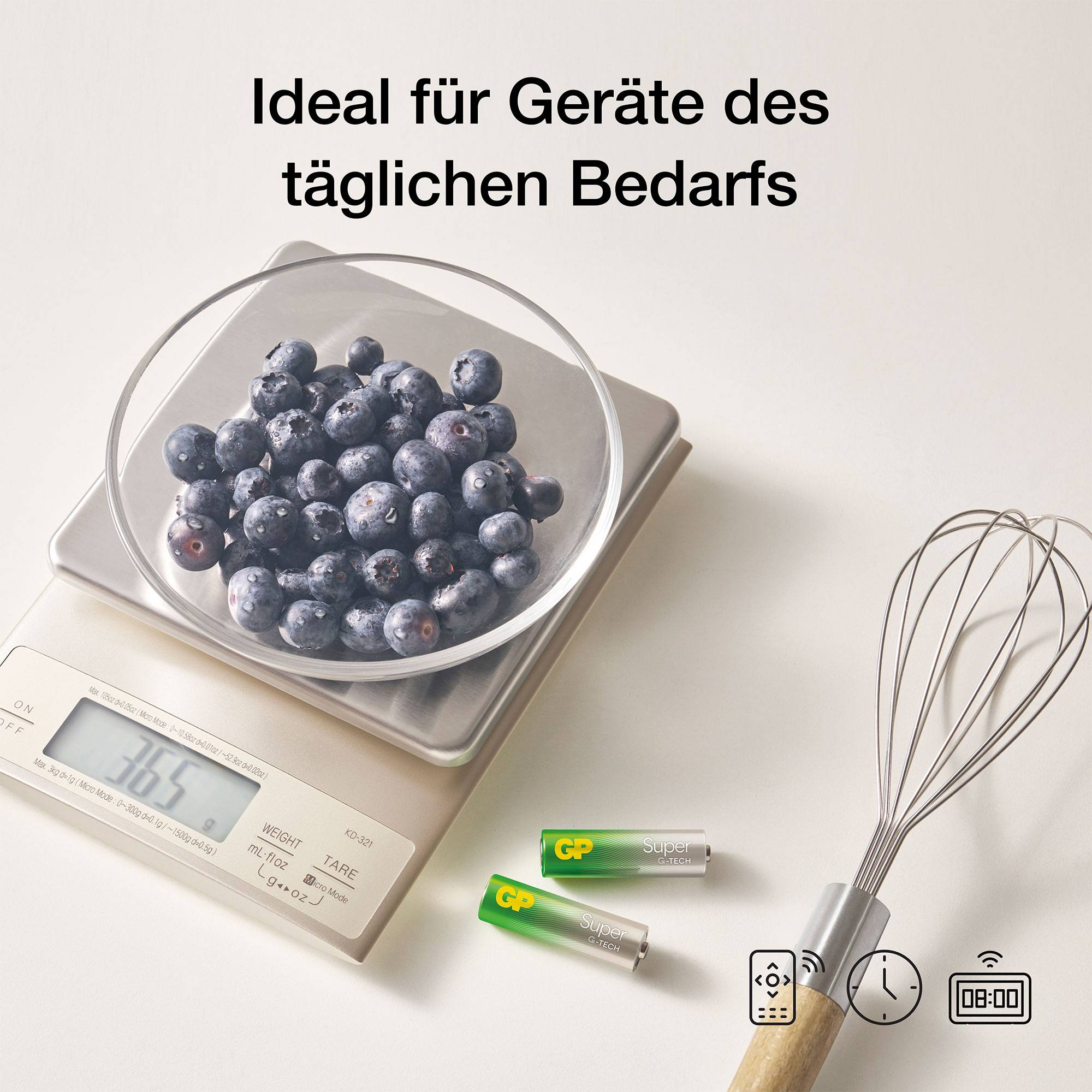 GP Super Micro (AAA)-Batterie Alkali-Mangan 1.5 V 2 St.