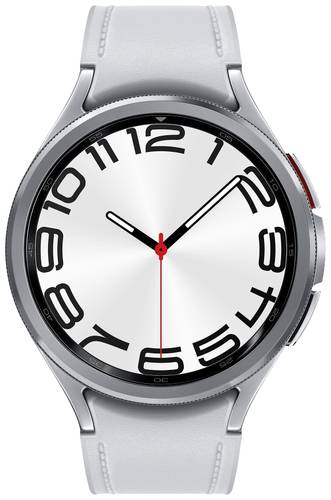 Samsung Galaxy Watch6 Classic (Bluetooth + LTE) Smartwatch 47mm M/L Silber