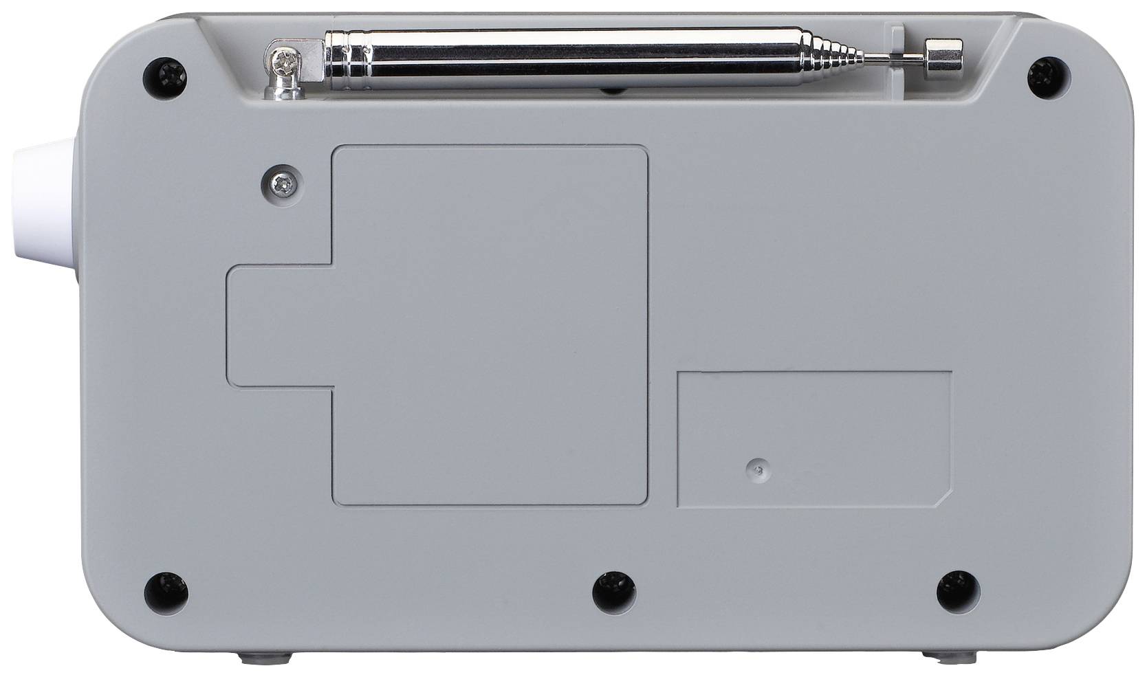 Lenco Akku-Radio DAB+, FM, UKW Bluetooth® Weiß, Grau