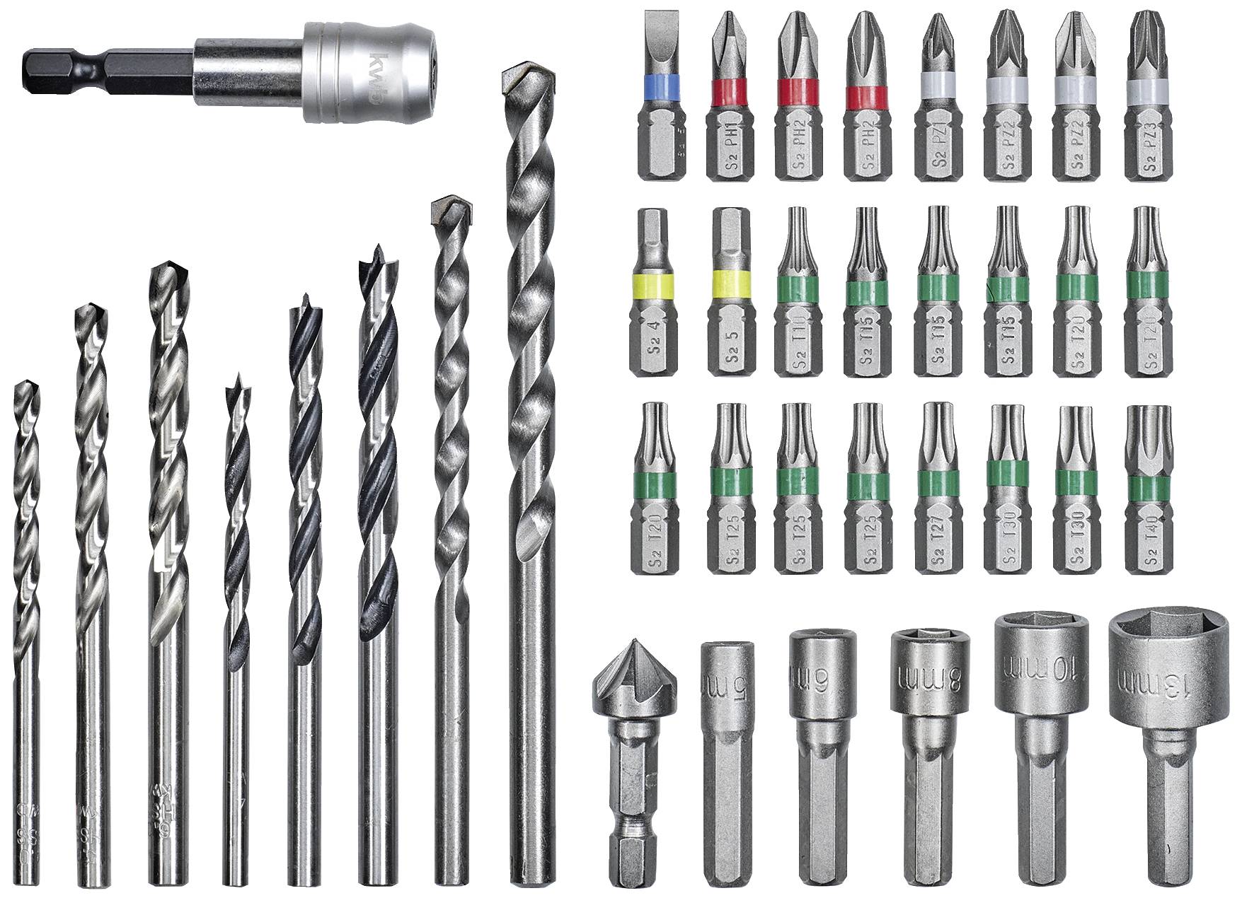 Einhell TP-CD 18 Li Br 2780345+1692587+2900604 Akku-Bohrschrauber 18V 2.0Ah Li-Ion inkl. 2. Akku, inkl. Ladegerät, inkl. 39-tlg