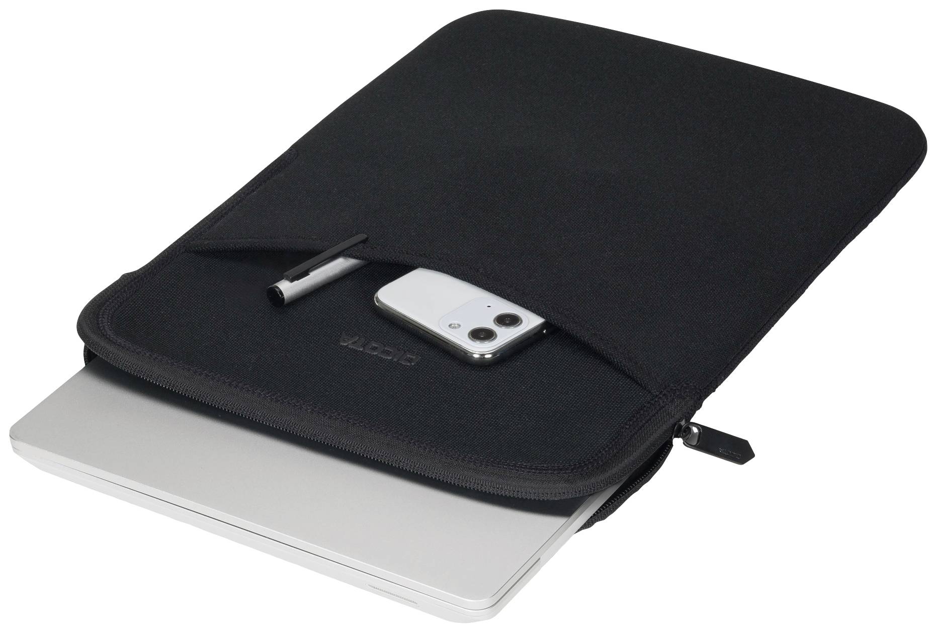 Dicota Notebook Hülle Sleeve Eco SLIM M Passend für maximal: 34,3 cm (13,5") Schwarz