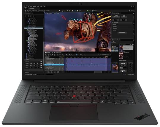 Lenovo Workstation Notebook ThinkPad P1 Gen 6 21FV 40.6 cm (16 Zoll) WQUXGA Intel® Core™ i7 i7-13800H 32 GB RAM 1 TB SSD Deutsch, QWERTZ Sc