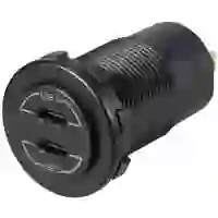 VOLTCRAFT USB-C®-Doppelsteckdose 9V-30V-60W Belastbarkeit Strom max.=3A 12 - 24 V/DC VOLTCRAFT USB-C®-Doppelsteckdose 9V-30V-60W Belastbarkeit Strom max.=3A 12 - 24 V/DC