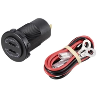 VOLTCRAFT USB-C®-Doppelsteckdose 9V-30V-60W Belastbarkeit Strom max.=3A 12 - 24 V/DC VOLTCRAFT USB-C®-Doppelsteckdose 9V-30V-60W Belastbarkeit Strom max.=3A 12 - 24 V/DC