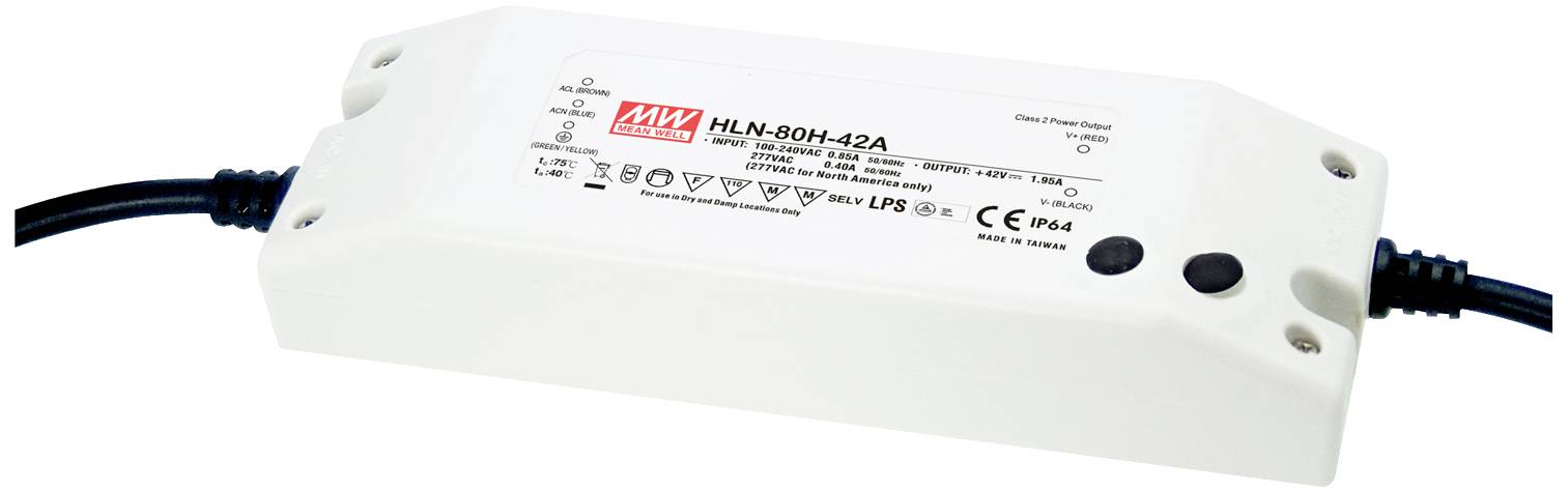 MEAN WELL MW LED-Treiber 82.8W 2.3A dimmbar 1St.