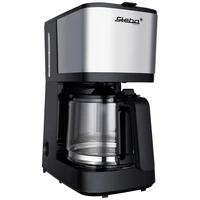 Steba KM F2 Kaffeemaschine Silber, Schwarz Fassungsvermögen Tassen=10 Glaskanne Steba KM F2 Kaffeemaschine Silber, Schwarz Fassungsvermögen Tassen=10 Glaskanne