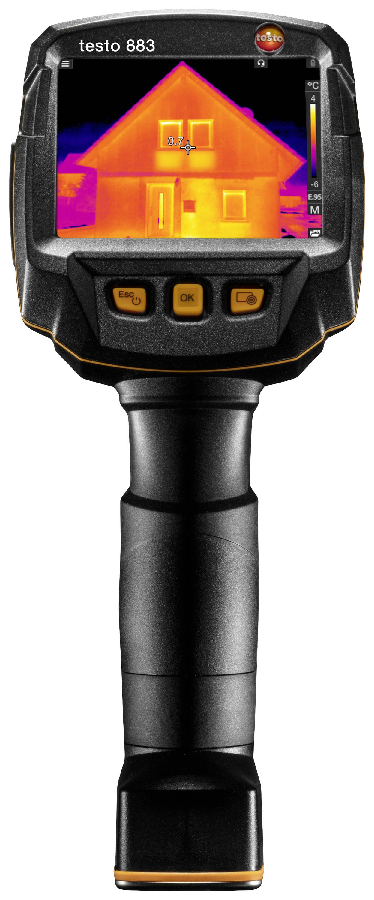 Testo 883-2 Wärmebildkamera -30 bis 650°C 27Hz WiFi, Touchscreen
