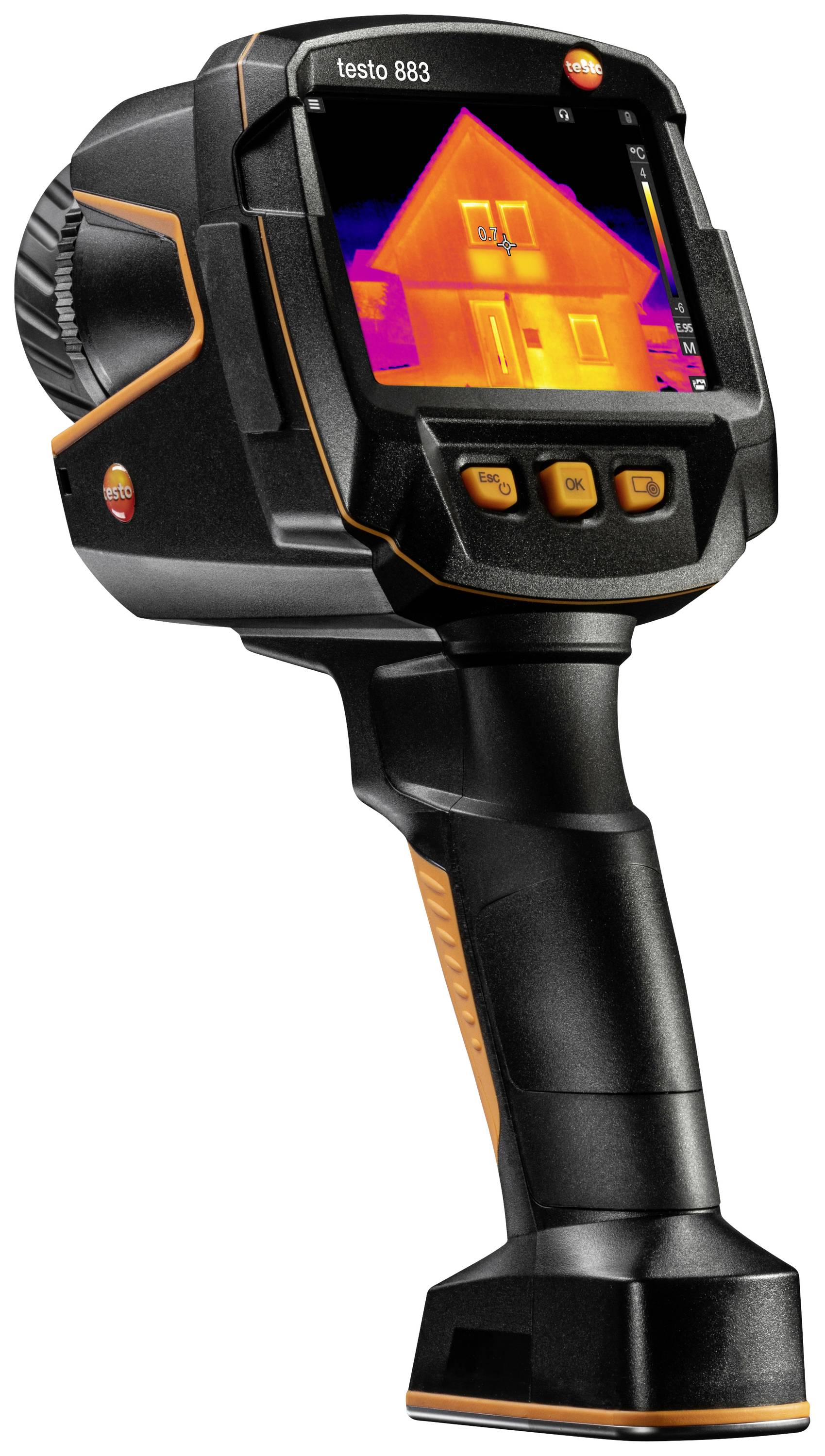 Testo 883-2 Wärmebildkamera -30 bis 650°C 27Hz WiFi, Touchscreen