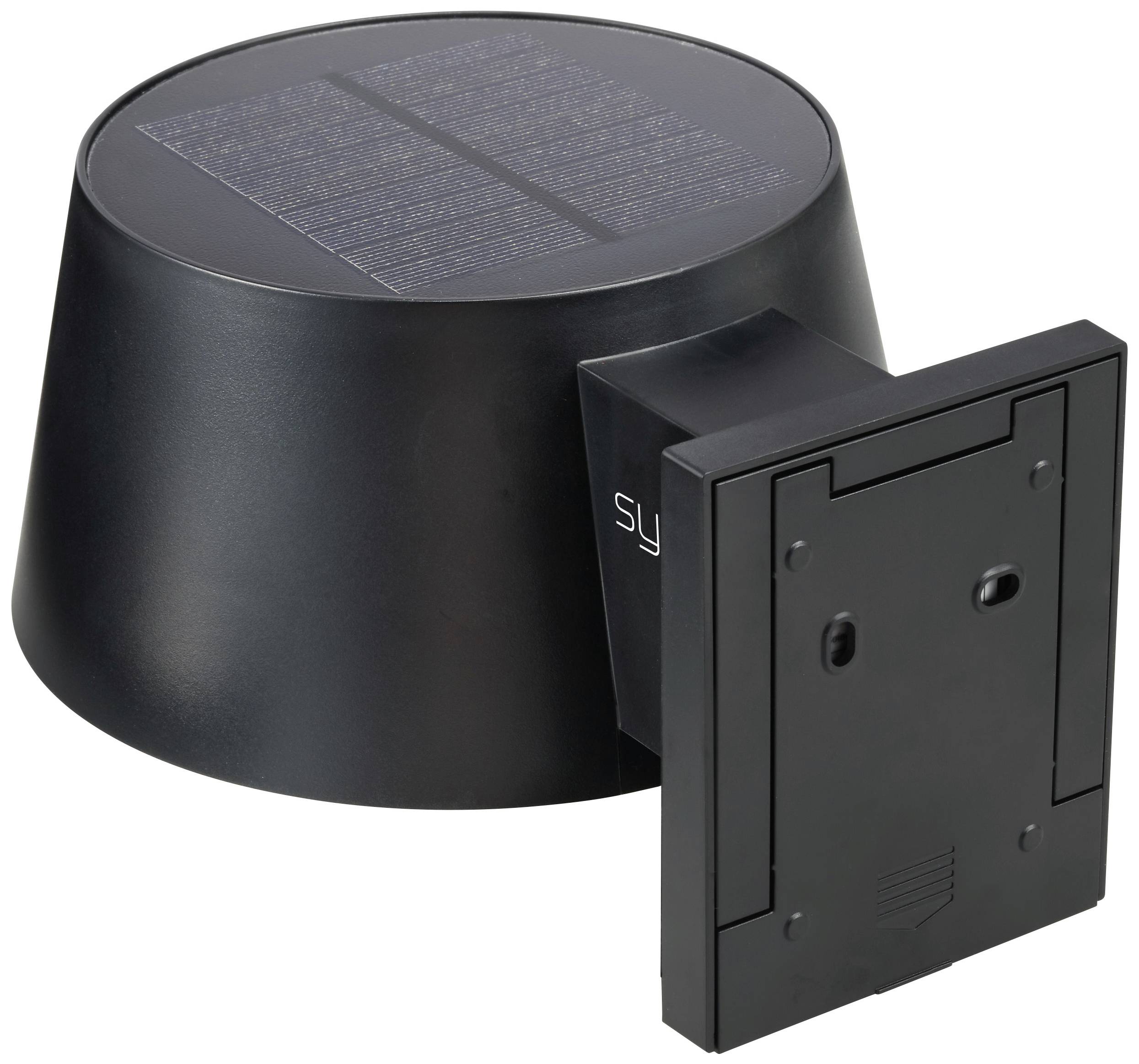 Sygonix SY-5801972 Solar-Außenwandleuchte mit Bewegungsmelder LED LED fest eingebaut 10W Anthrazit-Grau