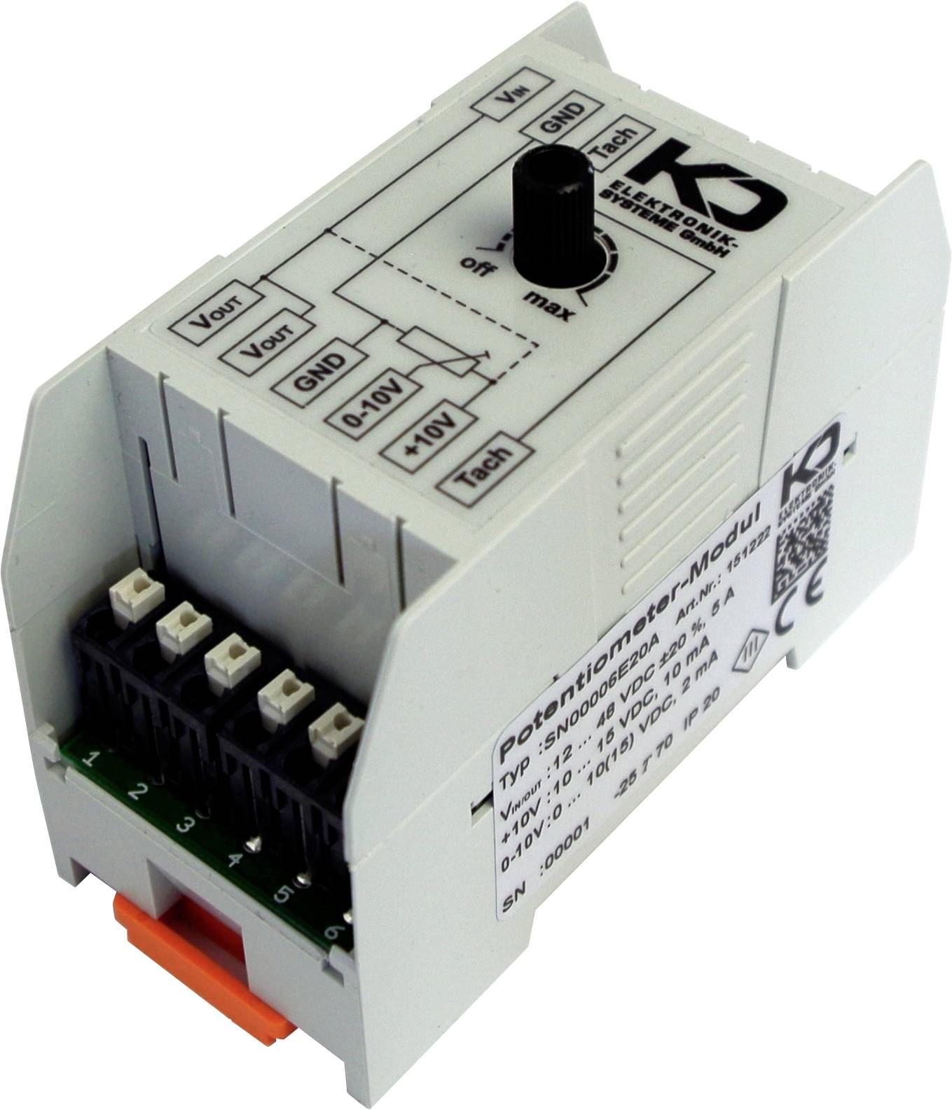 KD Elektronik 151222 Drehzahlregler Steckbar