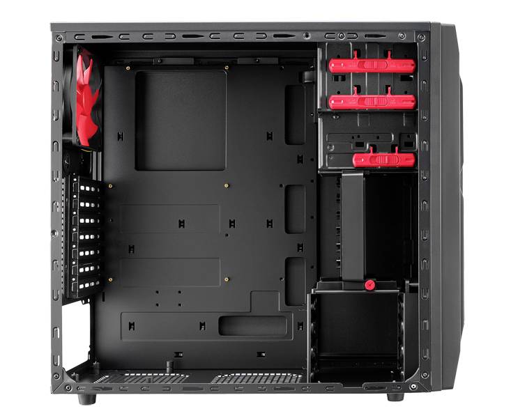 Chieftec LF-02B-OP Midi-Tower PC-Gehäuse Schwarz