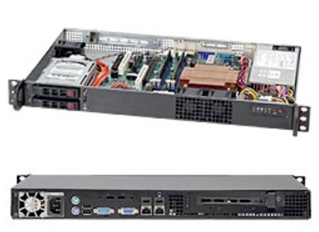 Supermicro SuperChassis 510T-203B Benchtable PC-Gehäuse Schwarz