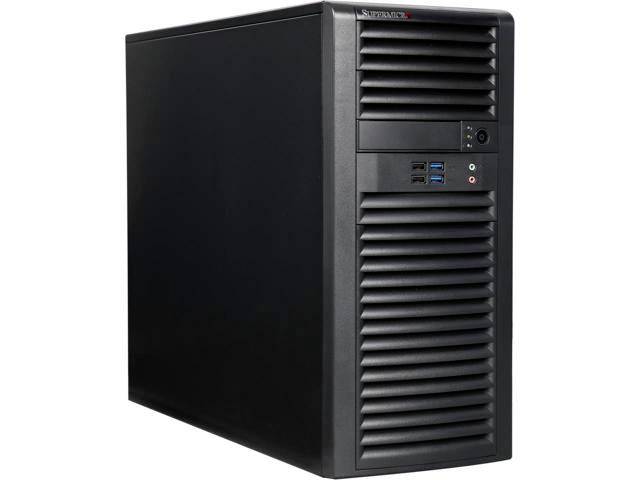 Supermicro SC732D4-903B Midi-Tower PC-Gehäuse Schwarz