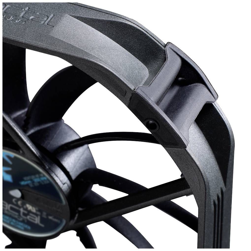 Fractal Design Venturi HF-14 PC-Gehäuse-Lüfter Schwarz, Grau (B x H x T) 140 x 25 x 140 mm